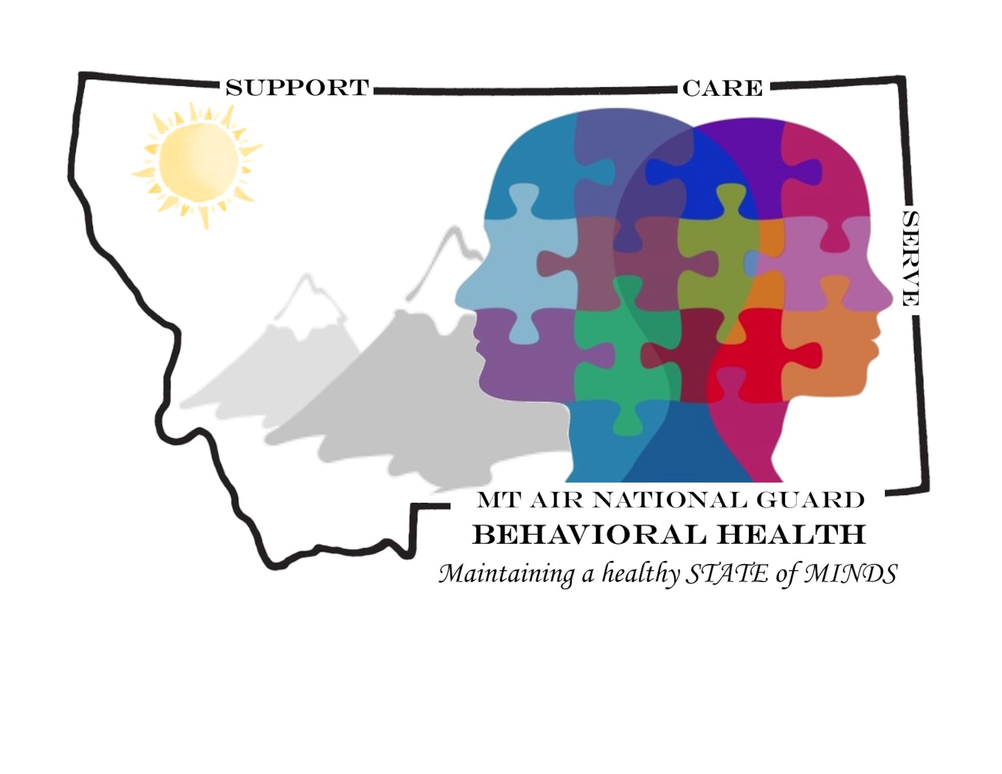 The logo for the Montana Air National Guard Behavioral Health Program.
