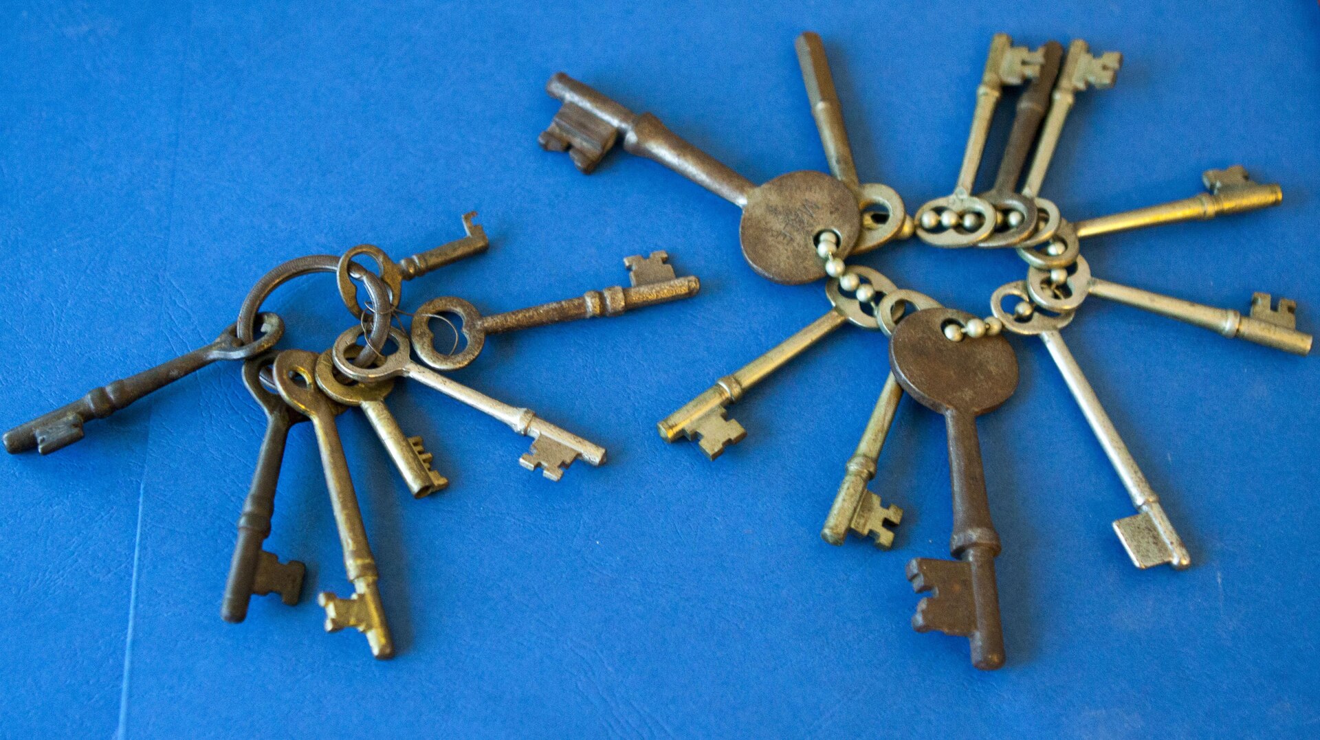 Original skeleton keys from the World War II Prisoner of War camp located at New Cumberland Army Depot in the 1940’s.  