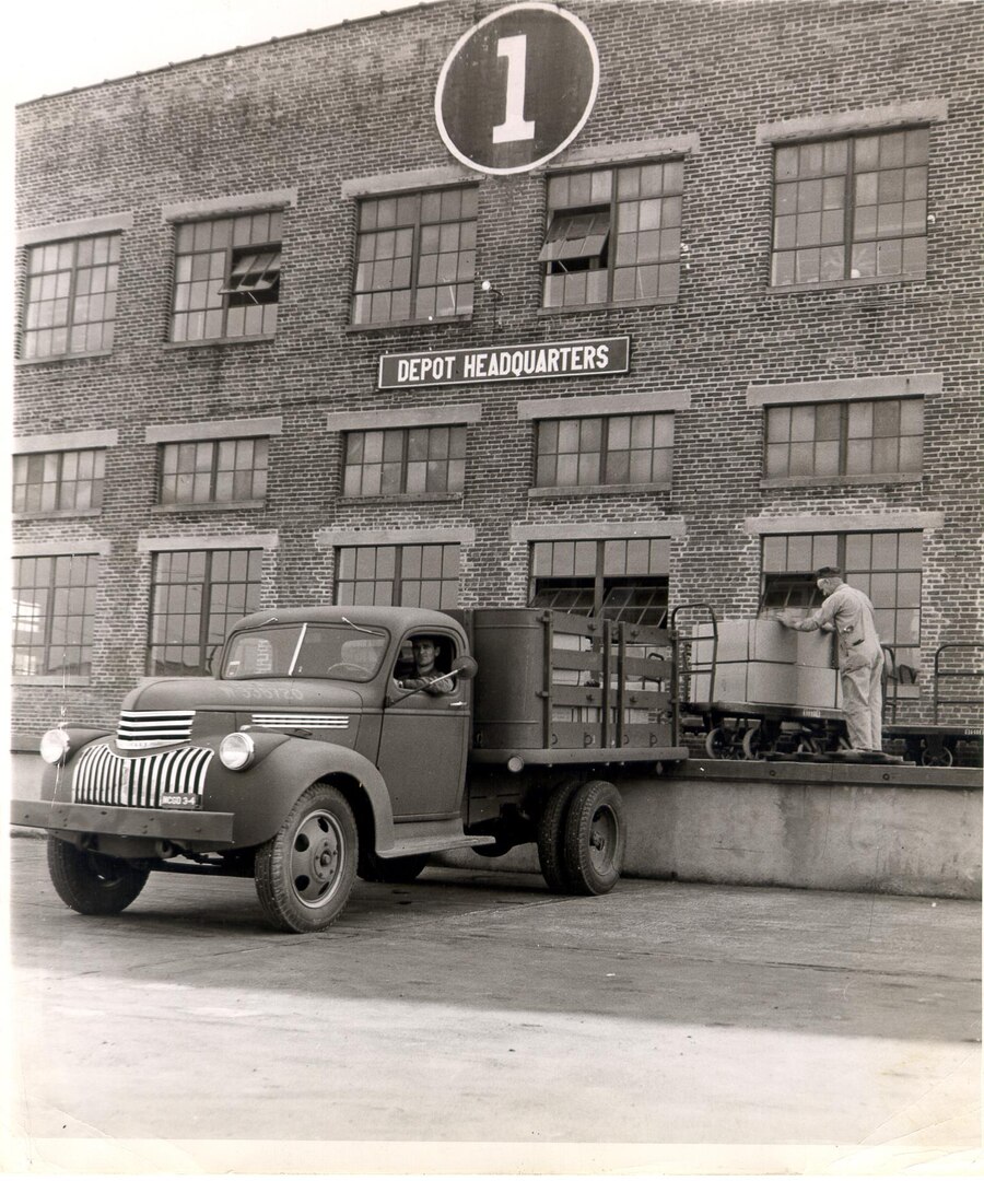 Warehouse #1, Depot Headquarters from 1918-1952. 