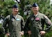 U.S. Air Force Capt. Justin Kellett, C-5 Galaxy pilot and U.S. Air Force Capt. Kyle Kellett, C-17 Globemaster III pilot, pose for a photo, July 12, 2016 at Altus Air Force Base. Close in age, the brothers have spend their entire lives in similar paths of life and now find themselves temporarily at Altus Air Force Base together.(U.S. Air Force Photo by Airman Jackson N. Haddon/Released).