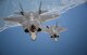 F-35A Lightning II aircraft receive aerial refuelings from a Travis KC-10 Extender July 13, 2016 on the flight from England to the United States. The fighters were returning to Luke Air Force Base, Arizona after participating in the world's largest air show. (U.S. Air Force photos by Staff Sgt. Madelyn Brown)