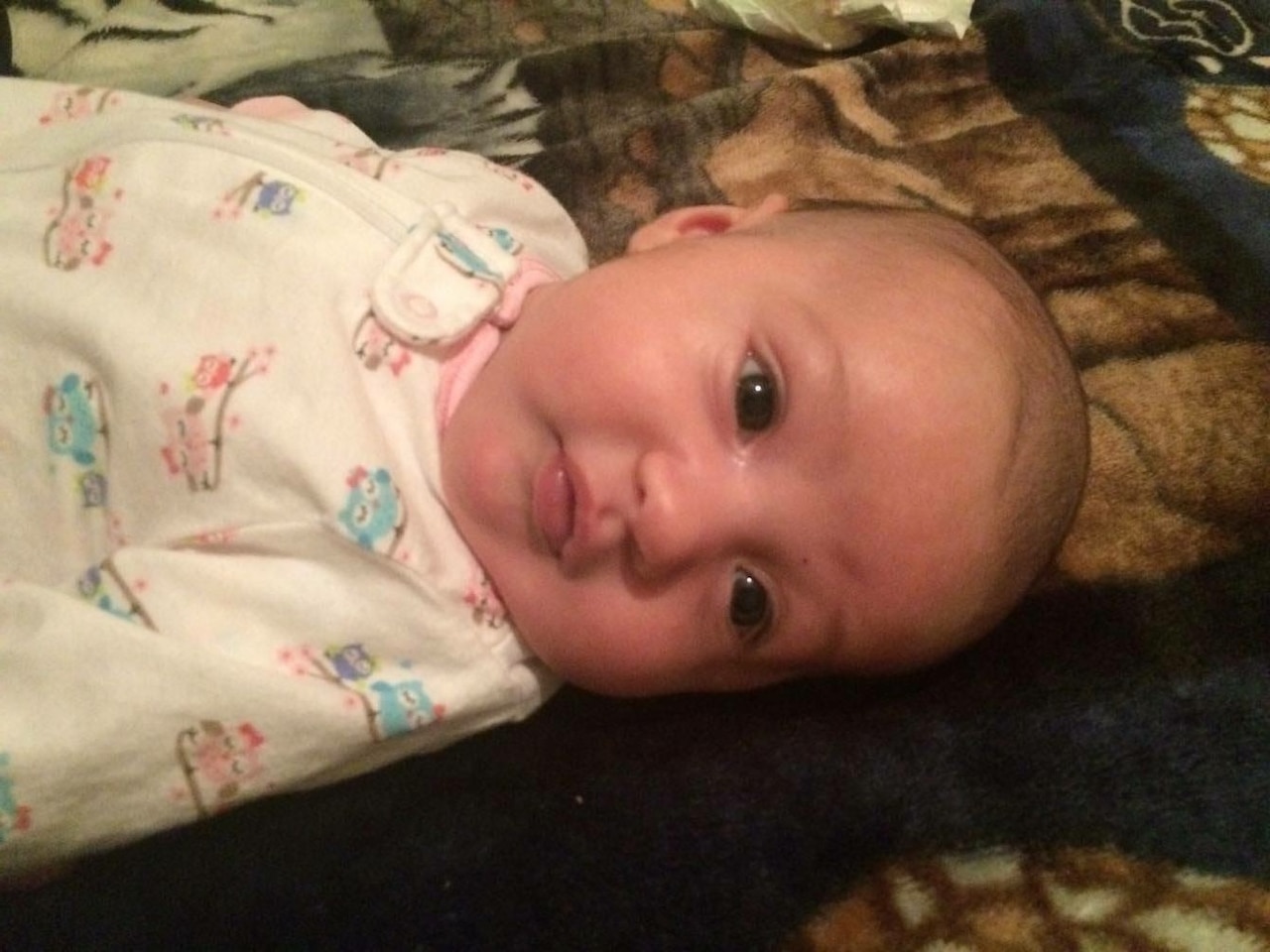 Ave, daughter of Army Staff Sgt. Kevin Reed, an information technology specialist with the 17th Sustainment Brigade, was born Feb. 17, 2016. Courtesy photo