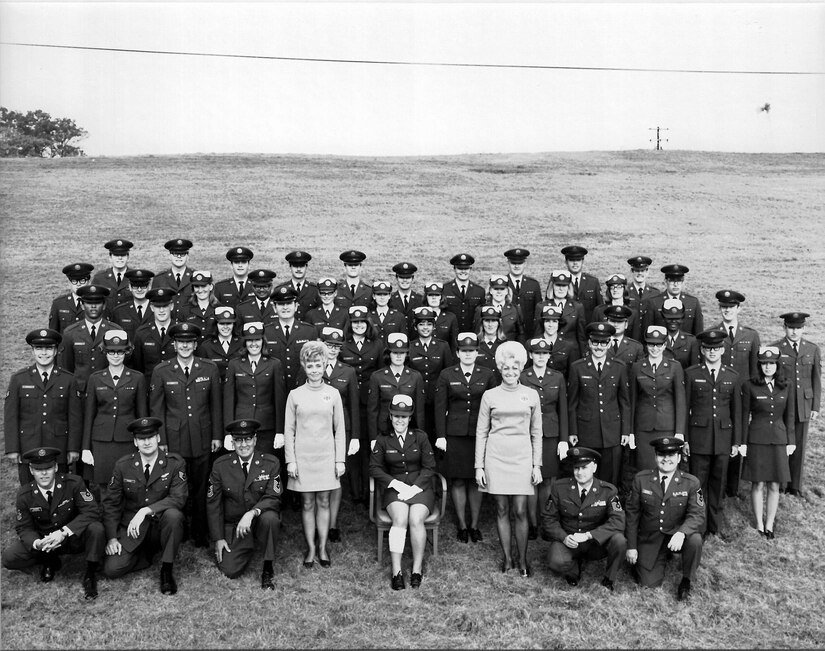 Noncommissioned Officer Leadership school 71-2L, with 22 Women in the Air
Force, or WAFs,  and staff in November 1970 at the I.G. Brown Training and
Education Center on McGhee Tyson Air National Guard Base in Louisville,
Tenn. NCO leadership school was the precursor to today's Air Force Airman
leadership school. This class was also reported as the largest single
graduation of WAFs in a leadership school to date, and these women were the
first to attend classes at the TEC. They graduated Nov. 27, 1970. Women were
accepted on an equal basis with men in 1976, and the WAF program ended.
(U.S. Air National Guard photo)

