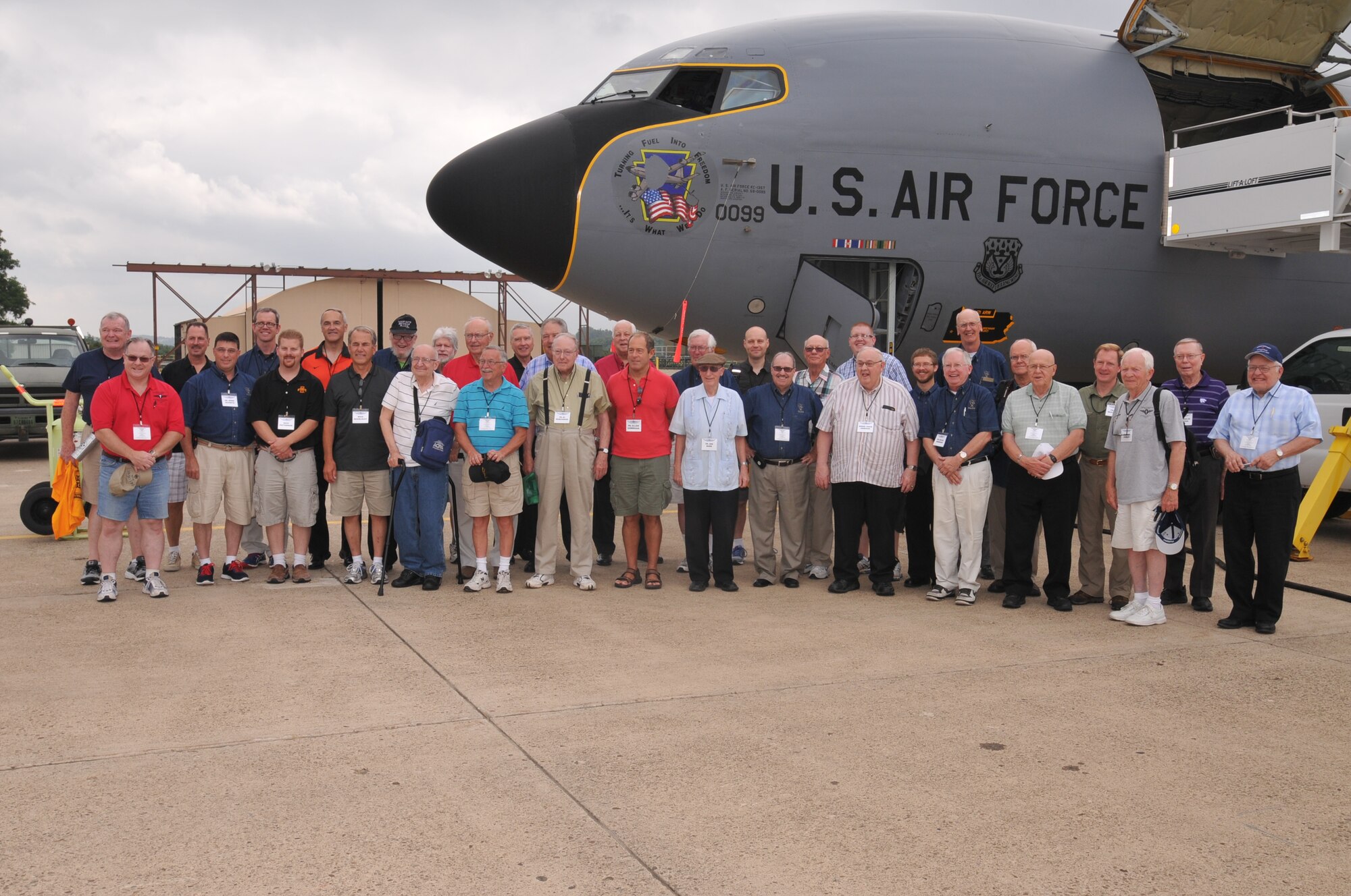 National Association of Priest Pilots tour the 171st Air Refueling Wing near Pittsburgh July 13, 2016 (U.S. Air National Guard Photo by Tech. Sgt. Michael Fariss)
