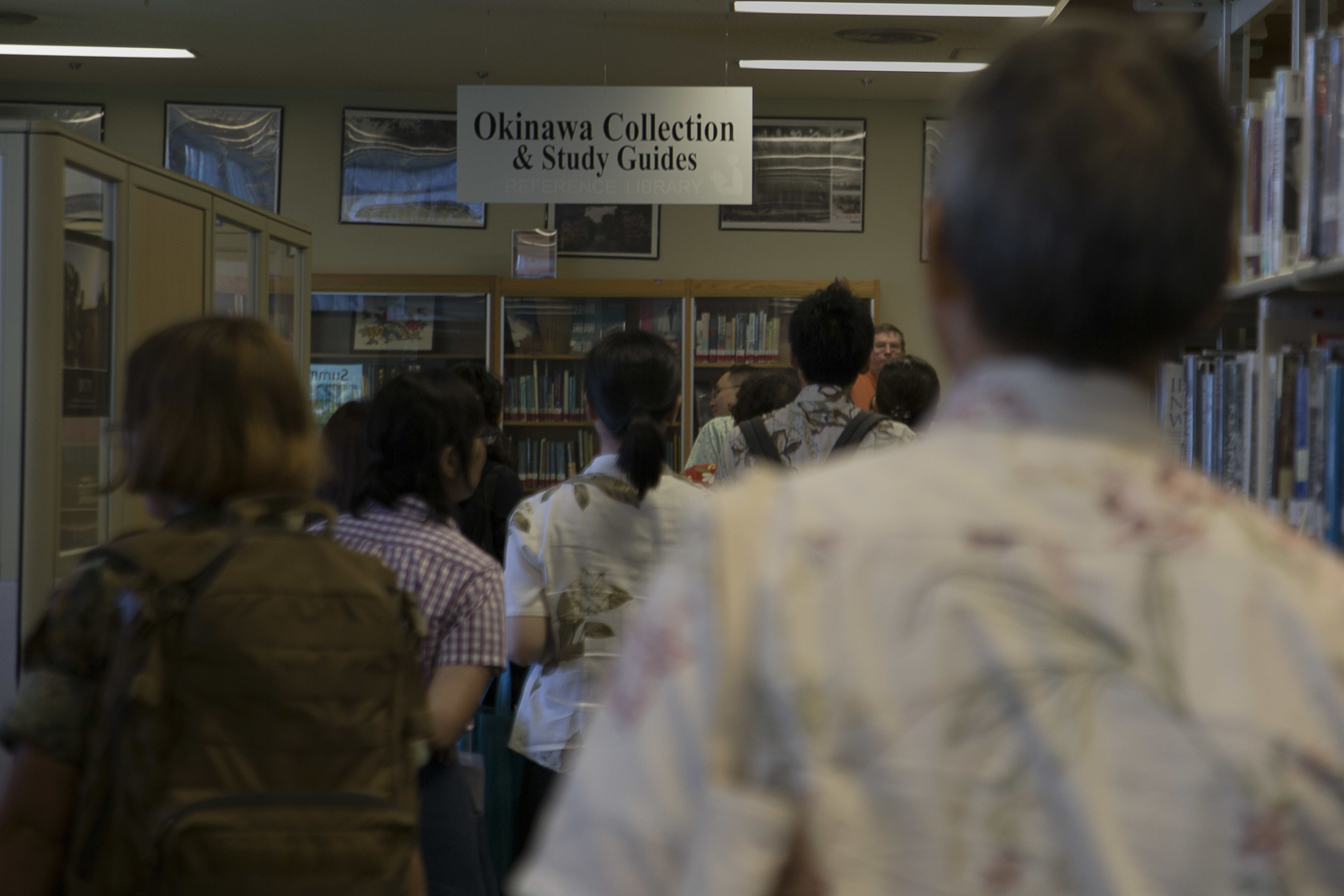 Okinawan Librarians Visit Exchange At Camp Foster Library