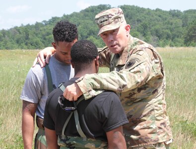 The Chief of Army Reserve and Commanding General, United States Army Reserve Command, Lt. Gen. Charles D. Luckey, visited the Soldiers of the 318th Chemical Company out of Birmingham, Ala., during the units’ warrior exercise (WAREX) held at Fort McCoy, Wis., July 18, 2016.