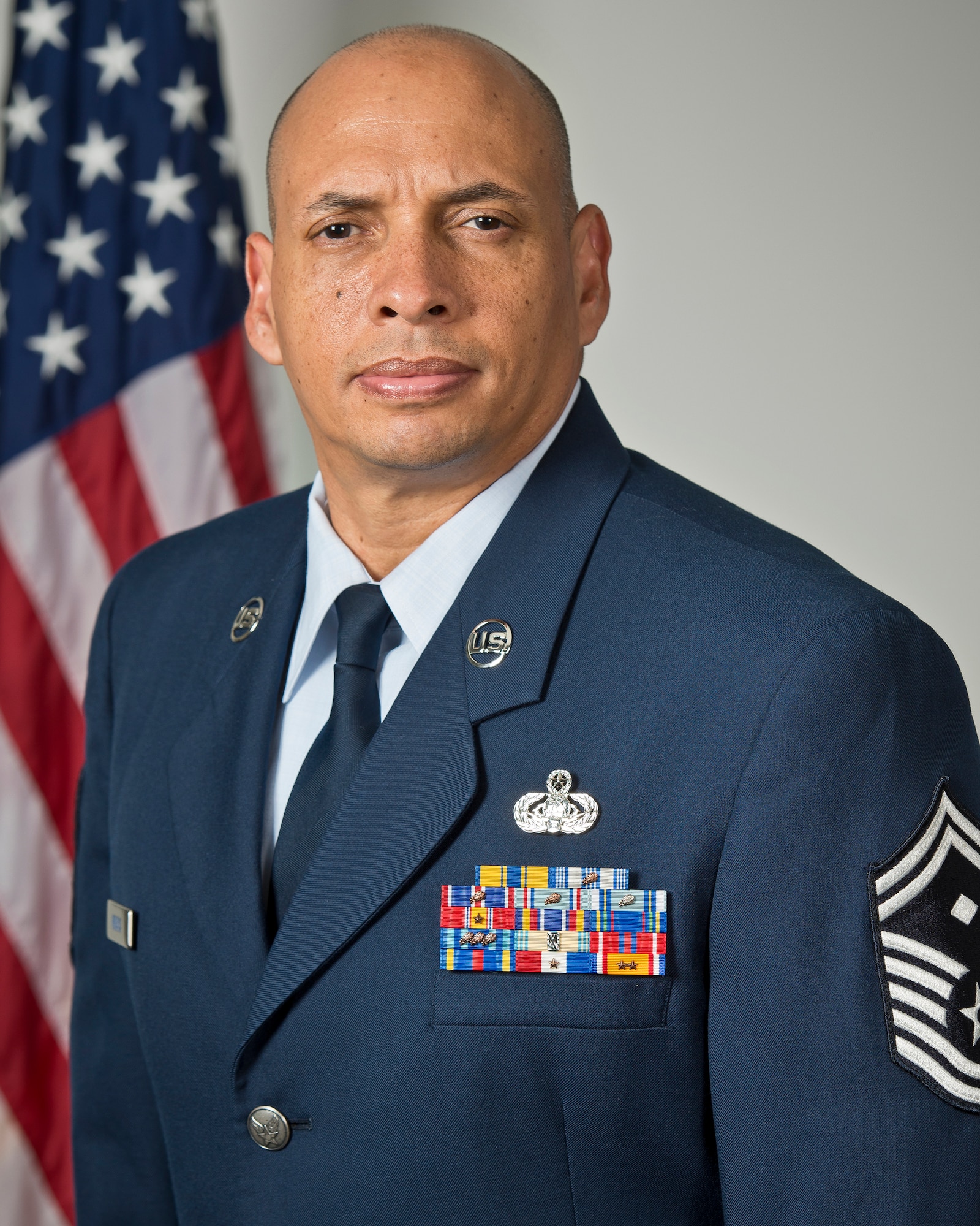 Senior Master Sgt. Jack N. Minaya, 2016 Air National Guard Outstanding First Sergeant of the Year. (Air National Guard photo by Master Sgt. Marvin R. Preston/Released)
