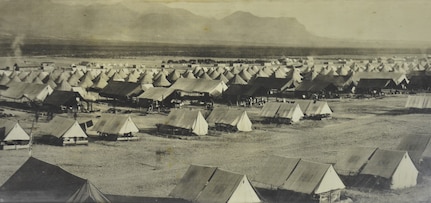 A view of Camp Stewart the 7th Division’s home in Texas during its deployment. Camp Stewart was named for the Adjutant General of Pennsylvania Brig. Gen. Thomas J. Stewart. (photo courtesy of the Pennsylvania National Guard Military museum)