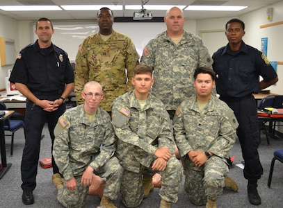 Capt. Monty McCoy, 650th Regional Support Group force protection officer, lead a squad of 650th RSG military police to the Fort Irwin National Training Center to undergo mandatory law enforcement training July 20. The Military Police remain the force of choice because of the combat force multiplier that they bring to the battlefield and their transition capability to Law and Order Operations.