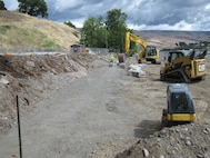 The Chestnut Recreation Area in Clarkston, Washington, will reopen on Wednesday, July 27. The U.S. Army Corps of Engineers recreation area was temporarily closed May 31 to enable maintenance staff to replace a 240-feet-long dilapidated rock-and-mortar wall, which was falling apart and beginning to pose a safety risk to visitors. Corps staff originally estimated the work would continue until mid-August, but thanks to cooperative weather and ideal work site conditions, the project was completed early. (U.S. Army Corps of Engineers photo)