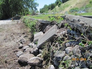 The Chestnut Recreation Area in Clarkston, Washington, will reopen on Wednesday, July 27. The U.S. Army Corps of Engineers recreation area was temporarily closed May 31 to enable maintenance staff to replace a 240-feet-long dilapidated rock-and-mortar wall, which was falling apart and beginning to pose a safety risk to visitors. Corps staff originally estimated the work would continue until mid-August, but thanks to cooperative weather and ideal work site conditions, the project was completed early. (U.S. Army Corps of Engineers photo)