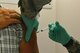 U.S. Air Force Senior Airman Tamika Bradley, 20th Medical Operations Squadron allergy and immunizations technician, administers a vaccine to a patient at Shaw Air Force Base, S.C., July 20, 2016. Although diseases like diphtheria and polio have become few and far between in the United States thanks to immunizations, it is still imperative to receive vaccinations for these diseases in order to prevent resurgences. (U.S. Air Force photo by Airman 1st Class Destinee Dougherty