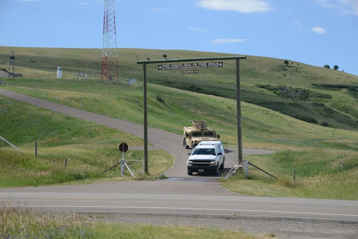 Airmen from Malmstrom Air Force Base, Mont., aided a family after a vehicle accident July 23 near Belt, Mont. Due to the proximity of the crash to a missile alert facility and the lack of cellphone reception in the area, Malmstrom Airmen played an integral role in rendering aid and contacting first responders. 