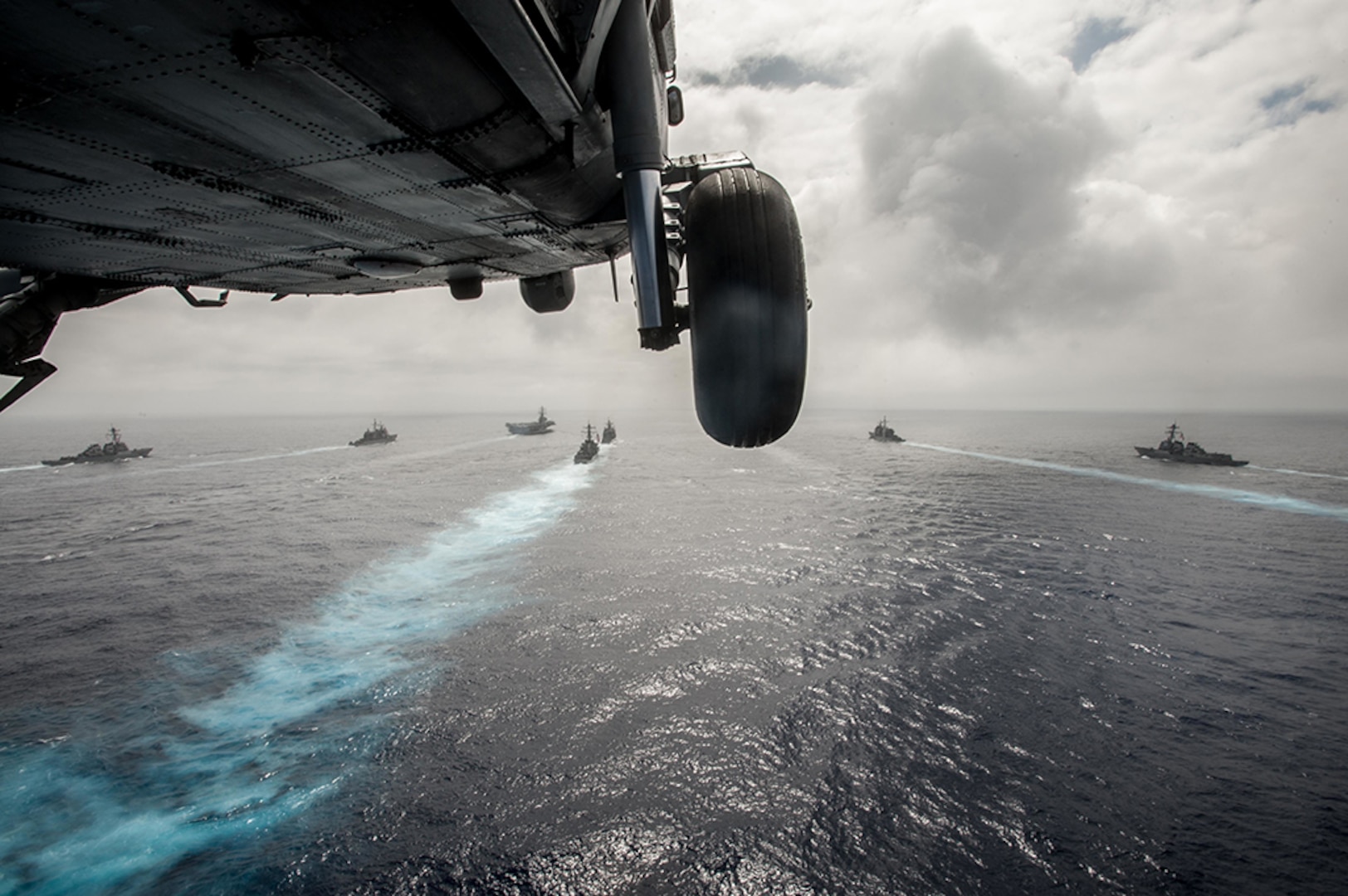 (June 18, 2016) - The Nimitz-class Aircraft carriers USS John C. Stennis (CVN 74) and USS Ronald Reagan (CVN 76) conduct dual aircraft carrier strike group operations in the U.S. 7th Fleet area of operations in support of security and stability in the Indo-Asia-Pacific. The operations mark the U.S. Navy’s continued presence throughout the area of responsibility. 