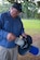 Michael Parise, base operating services pest control contractor, sets up a carbon dioxide and light trap at Magnolia Park at Fort Eustis, Va., July 13, 2016. Ft. Eustis Civil Engineer Division has been setting traps, collecting data and monitoring the populations concerning mosquitoes and ticks. (U.S. Air Force photo by Staff Sgt. J.D. Strong II)