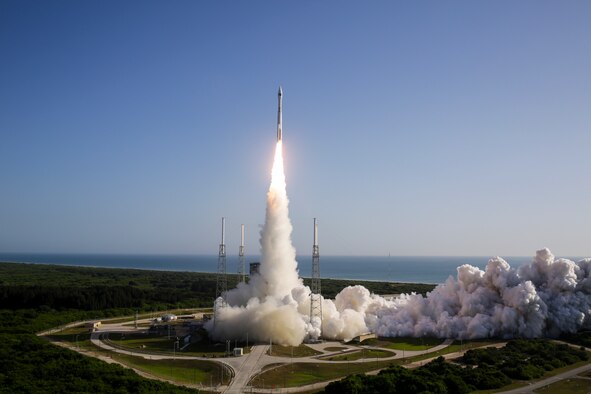 The U.S. Air Force’s 45th Space Wing supported United Launch Alliance’s successful launch of the NROL-61 spacecraft aboard an Atlas V rocket from Space Launch Complex 41 at Cape Canaveral Air Force Station, Fla., July 28, 2016, at 8:37 a.m. ET. Before any spacecraft can launch from Cape Canaveral Air Force Station, a combined team of military, government civilians and contractors from across the 45th Space Wing provide the mission assurance to ensure a safe and successful lift-off for range customers. (Photo/United Launch Alliance) 