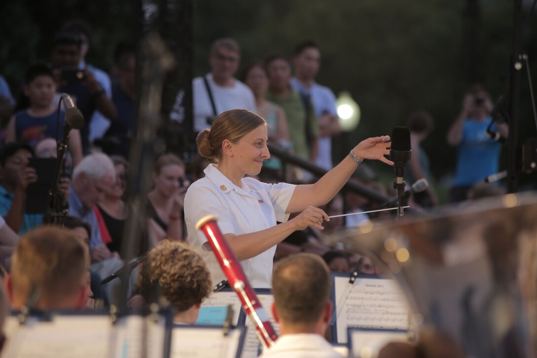 On July 27, 2016, the Marine Band performed a Summer Fare concert at the U.S. Capitol. (U.S. Marine Corps photo by Master Sgt. Kristin duBois/released)