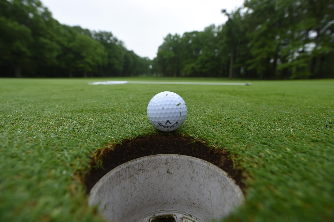 The Courses at Joint Base Andrews is comprised of three 18-hole golf courses, three practice putting greens, two private practice areas and a driving range on base. More than 100,000 rounds are played by approximately 150,000 people annually, generating revenue for the installation. (U.S. Air Force photo by Senior Airman Joshua R. M. Dewberry)