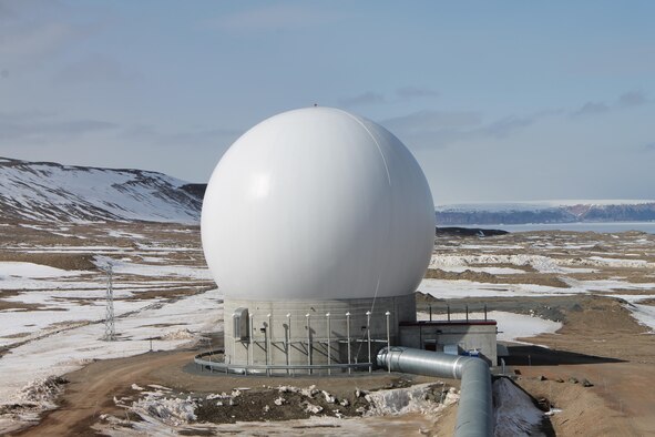 Detachment 1, 23rd Space Operations Squadron, gained operational acceptance of the seventh and final Remote Block Change antenna at Thule Air Base, Greenland, July, 26, 2016. The antenna, designated as POGO-Charlie, represents some of the latest telemetry, tracking and command technologies in the Air Force. (Courtesy Photo)