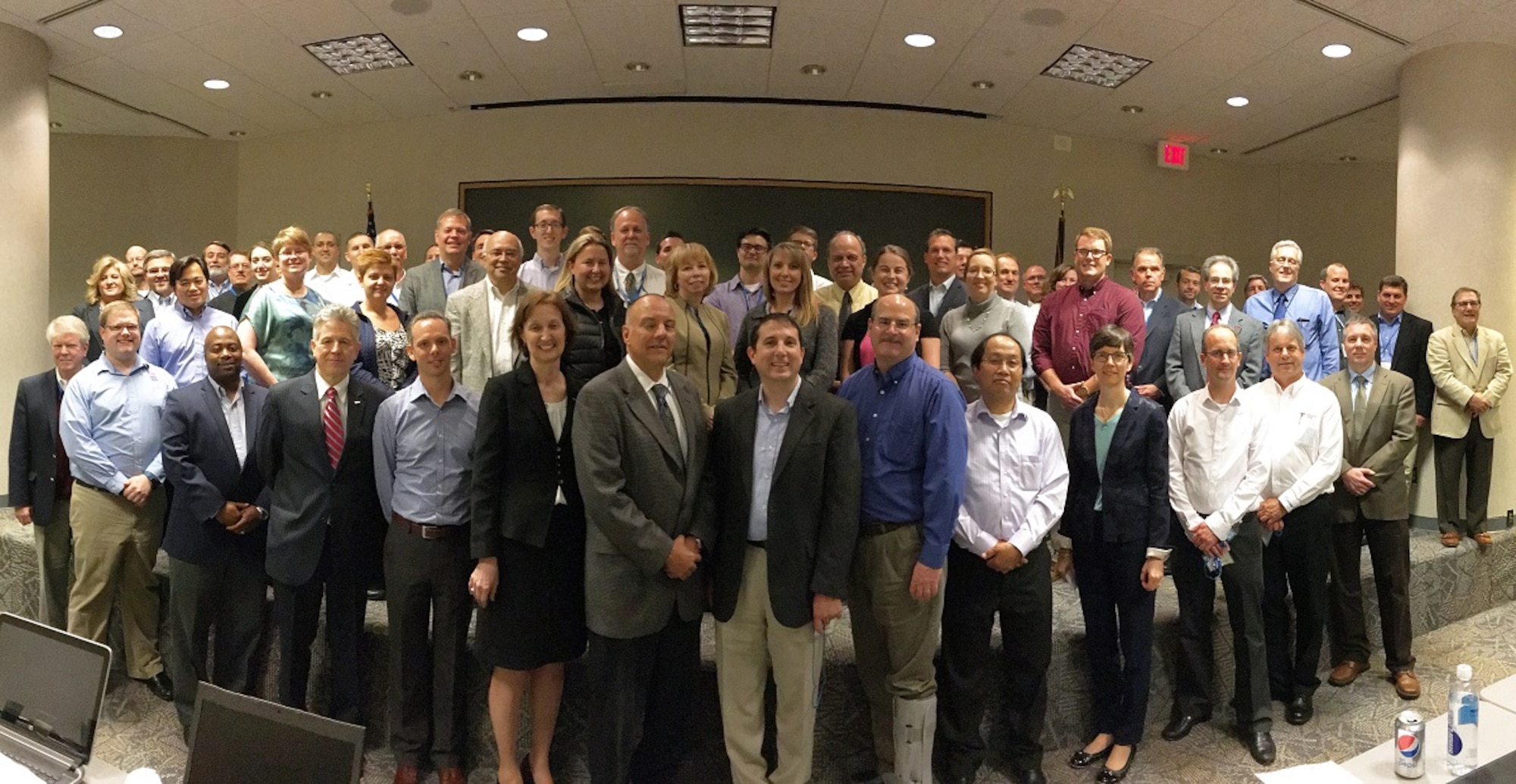 Industry, academic, and government partners join together to kick-off the project, 'Maturation of Advanced Manufacturing for Low Cost sustainment,' April 27, 2016. This Public-Private Partnership model provides unique opportunities to leverage current member investments and to better align the internal research and development activities of industrial, academic, and government partners to a national additive technology roadmap. (Courtesy photo)