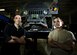 Senior Airman Logan Rivelli (left) and Staff Sgt. Adam Garcia, 5th Logistics Readiness Squadron vehicle maintenance technicians, pose for a portrait in front of a Humvee in the Defender Dome at Minot Air Force Base, N.D., July 28, 2016. Airmen from the 5th LRS vehicle maintenance flight work to ensure that Team Minot stays mobile. (U.S. Air Force photos/Airman 1st Class J.T. Armstrong)