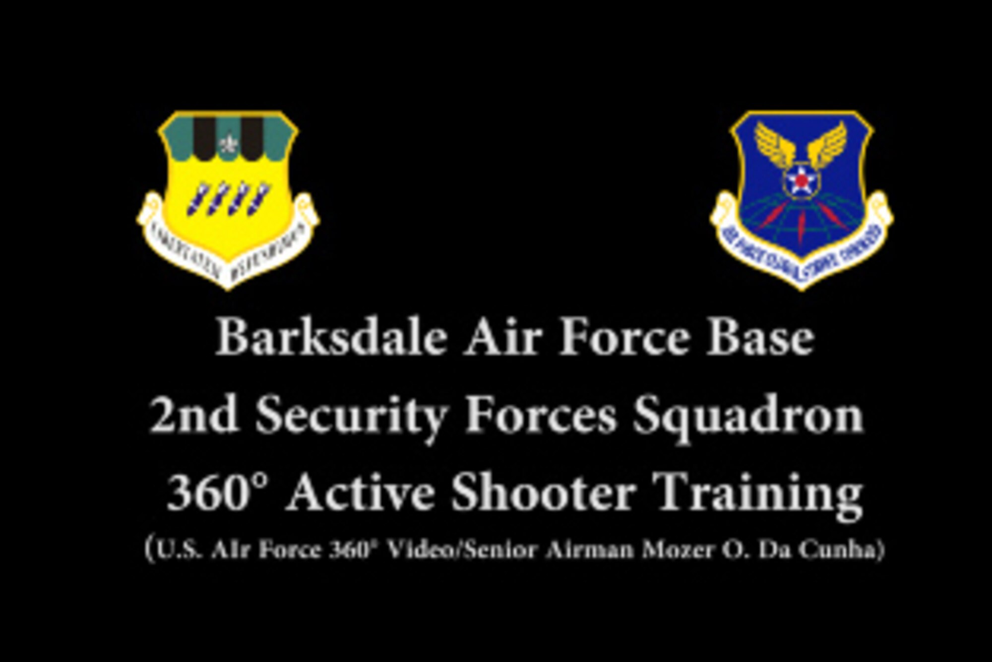 Join Barksdale's defenders for an immersive 360° training exercise. Active shooter simulations provide defenders with a safe environment to develop and hone vital skills necessary to eliminate real world threats.
