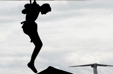 The first day of Arctic Thunder Open House kicks off at Joint Base Elmendorf-Richardson, Alaska, July 30, 2016. This biennial event hosted by JBER is historically the largest two-day event in the state and one of the premier aerial demonstrations in the world. The event features more than 40 key performers and ground acts to include the JBER joint forces, U.S. Air Force F-22, and U.S. Navy Blue Angels demonstrations teams, July 30-31.  (U.S. Air Force photo by Senior Airman Kyle Johnson)