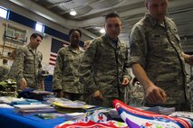 Airmen with the 50th Operations Group meet with helping agencies at Schriever Air Force Base, Colorado, May 26, 2016. The event was part of the group’s effort to provide more information to Airmen who will be engaging through the SMF construct. (U.S. Air Force photo/Tech. Sgt. Julius Delos Reyes)