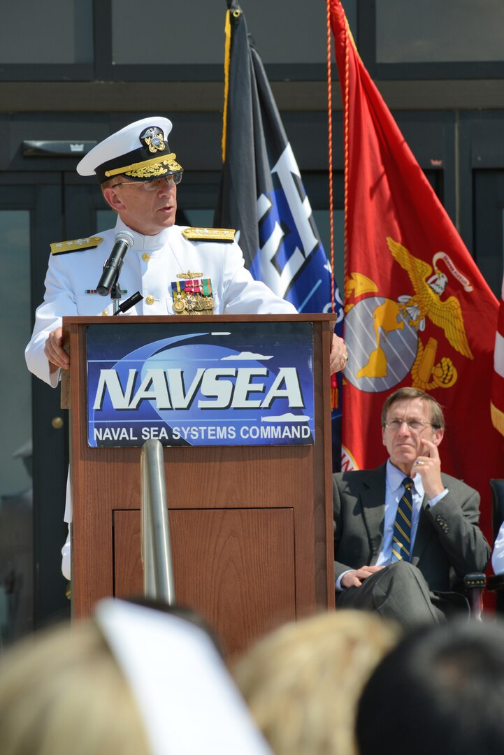 160601-N-EM953-065 (June 1, 2016) WASHINGTON - Rear Adm. Brain Antonio assumed command of the Program Executive Office Aircraft Carriers in a ceremony today at the Washington Navy Yard.(U.S. Navy Photo by J. Raynel Koch/Released) 
