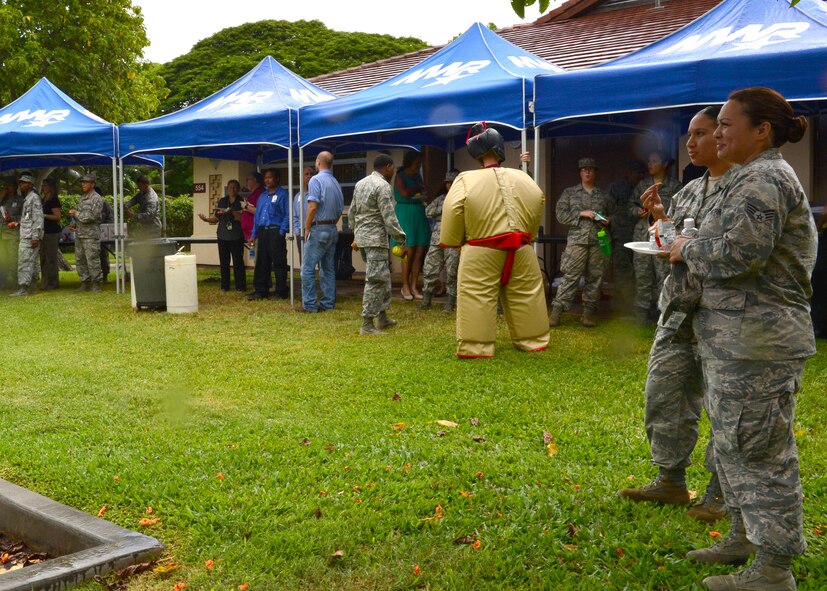 The 15th Medical Group’s Mental Health Clinic hosted the Second Annual Resiliency Festival on Joint Base Pearl Harbor-Hickam, May 26, 2016. The festival was held to raise awareness of mental health and the different aspects of human wellness. The event kicked off the 101 Critical Says of Summer safety campaign and ended May’s Mental Health awareness campaign. (U.S. Air Force photo by Tech. Sgt. Aaron Oelrich/Released)
