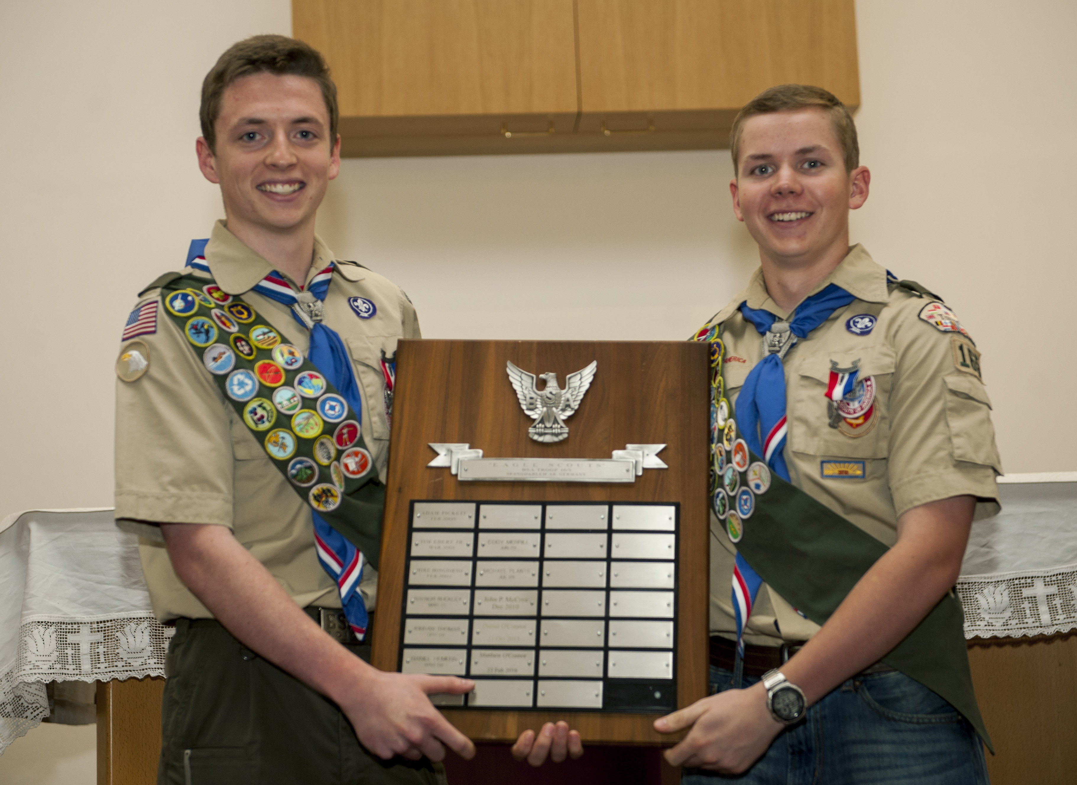Eagle Scouts honored during ceremony > Spangdahlem Air Base > Article