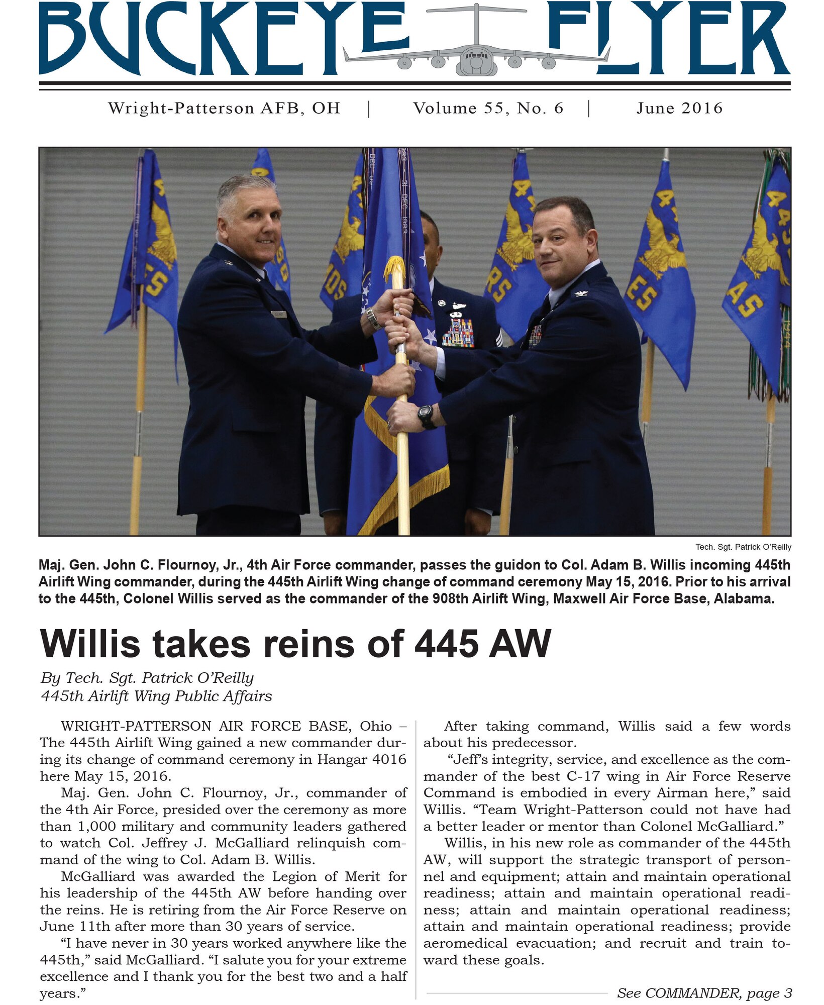 June issue of the Buckeye Flyer now available > 445th Airlift Wing ...