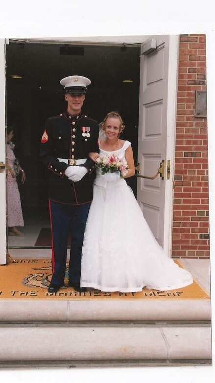 Cpl. Brandon Nylund and Kristina Nylund were married Sept. 30, 2003.  Brandon died March 7, 2010.