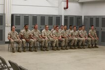 NAVAL SUPPORT FACILITY INDIAN HEAD, Md. – Corporals with Chemical Biological Incident Response Force (CBIRF), U.S. Marine Corps Forces Command (MARFORCOM), graduate from command sponsored Corporals Leadership Course during a ceremony at Naval Support Facility Indian Head, Md., May 27, 2016. The night before, the Marines tested their refined customs and courtesies during a Mess Night with Gunnery Sgt. Amber T. Chavarria, faculty advisor at Staff Noncommissioned Officer Academy, Marine Corps Base Quantico, Va., as the event’s guest of honor. The noncommissioned officers completed the 3 week course curriculum that included sword and guidon manual, land navigation, Marine Corps promotion system for sergeants and below and other small unit leader skills and traits. (Official USMC Photos by Sgt. Santiago G. Colon Jr. and Sgt. Jonathan S. Herrera)