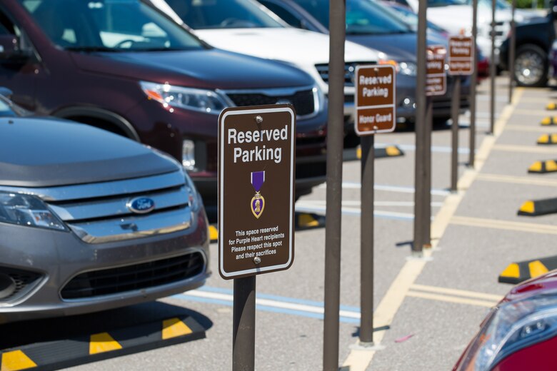 Changes to reserved parking across the installation have materialized over the past three months. In that time, the 45th Civil Engineer Squadron has removed, installed or modified more than 750 reserved parking signs at Patrick Air Force Base and Cape Canaveral Air Force Station, Fla. The changes reflect Brig. Gen. Wayne Monteith, 45th Space Wing commander's vision of what reserved parking should look like on the base. (U.S. Air Force photo/Benjamin Thacker/Released) 
