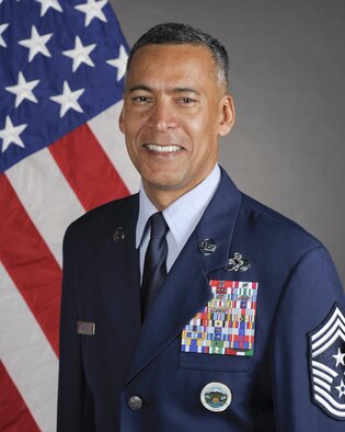 Chief Master Sgt. Greene's official photo.