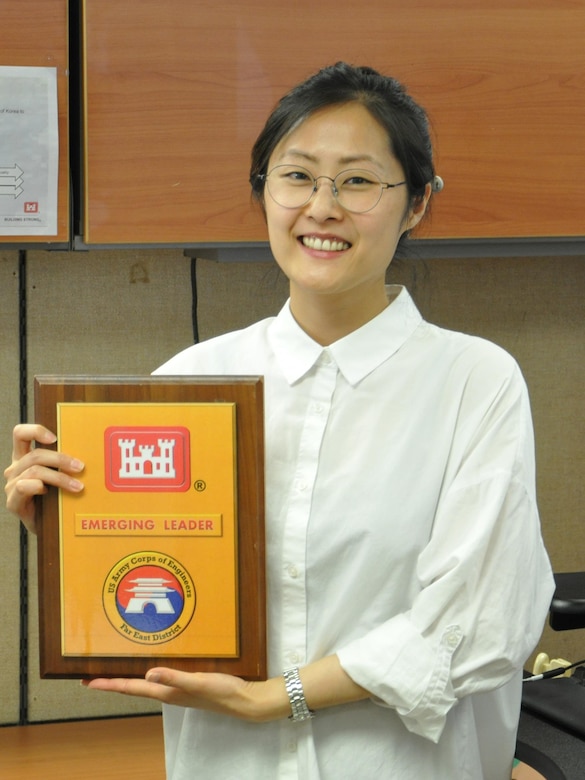 Ka Young Shim, an Architect in Engineering Division’s Design Branch, was recently selected as the Far East District’s “Emerging Leader.” The emerging leader program is a U.S. Army Corps of Engineers initiative geared to develop employees’ leadership skills and future development. 