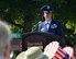 Maj. Gen. Stayce Harris, 22nd Air Force commander, spoke to a large crowd of observers during a Memorial Day Ceremony held in Smyrna, Ga., May 30, 2016. During the ceremony, Harris elaborated that the nation recognizes the loss of life from war and that those who perished fill the burial grounds in towns and cities all across the country and abroad. (U.S. Air Force photo/Tech. Sgt. Kelly Goonan)