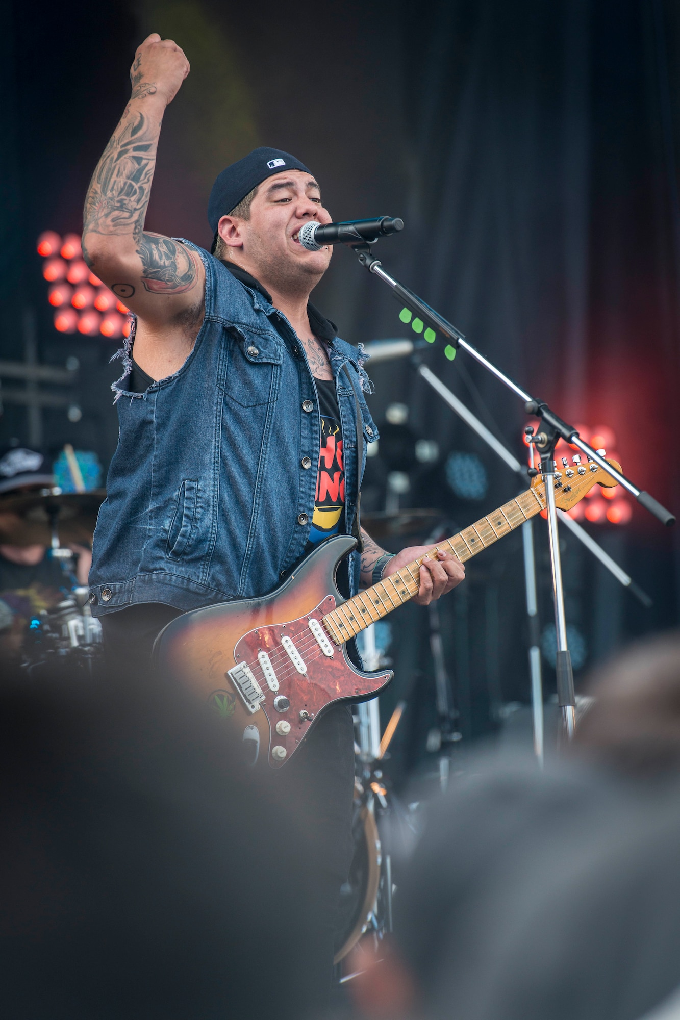 Sublime with Rome performs during the 28th Annual American Day which saw more than 80,000 attendees and showcased the prefecture's bilateral partnership among U.S. military and Japanese residents in Misawa City, Japan, June 5, 2016. Events like these are important as they afford Misawa neighbors, American and Japanese alike, opportunities to interact in a relaxed environment specifically planned for building friendships. (U.S. Air Force photo by Staff Sgt. Benjamin W. Stratton)