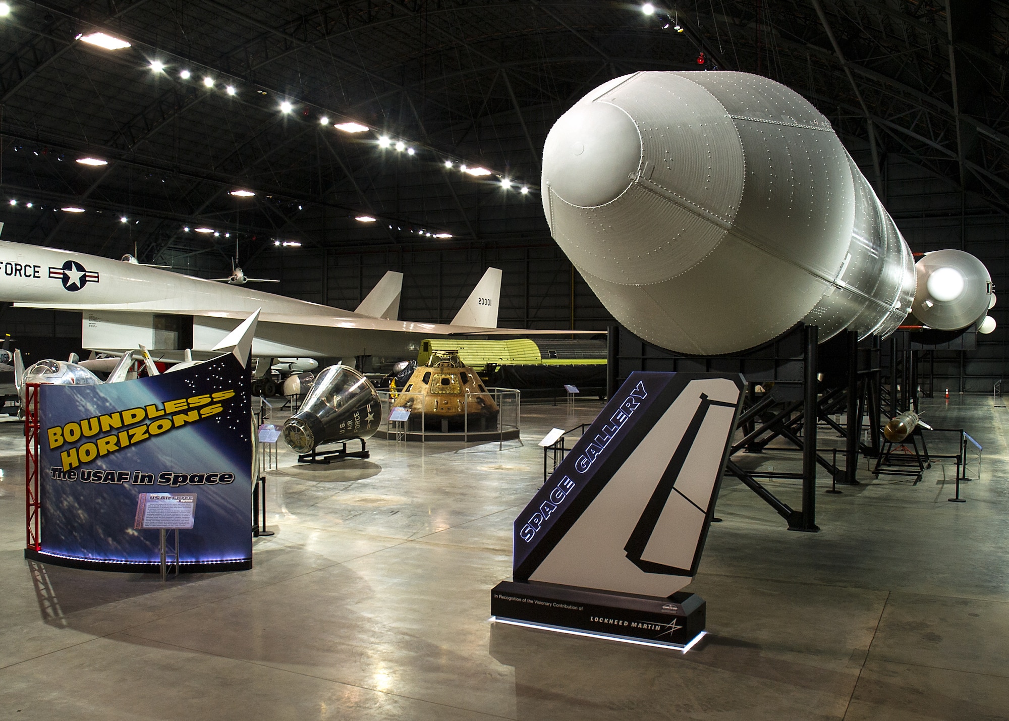 DAYTON, Ohio - A general view of the Space Gallery at the National Museum of the U.S. Air Force. (U.S. Air Force photo by Ken LaRock)


 