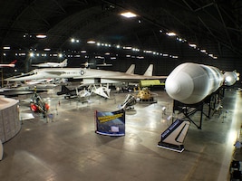 DAYTON, Ohio - An overhead view of the Research and Development Gallery, and the Space Gallery in the fourth building at the National Museum of the U.S. Air Force. (U.S. Air Force photo by Ken LaRock)


 