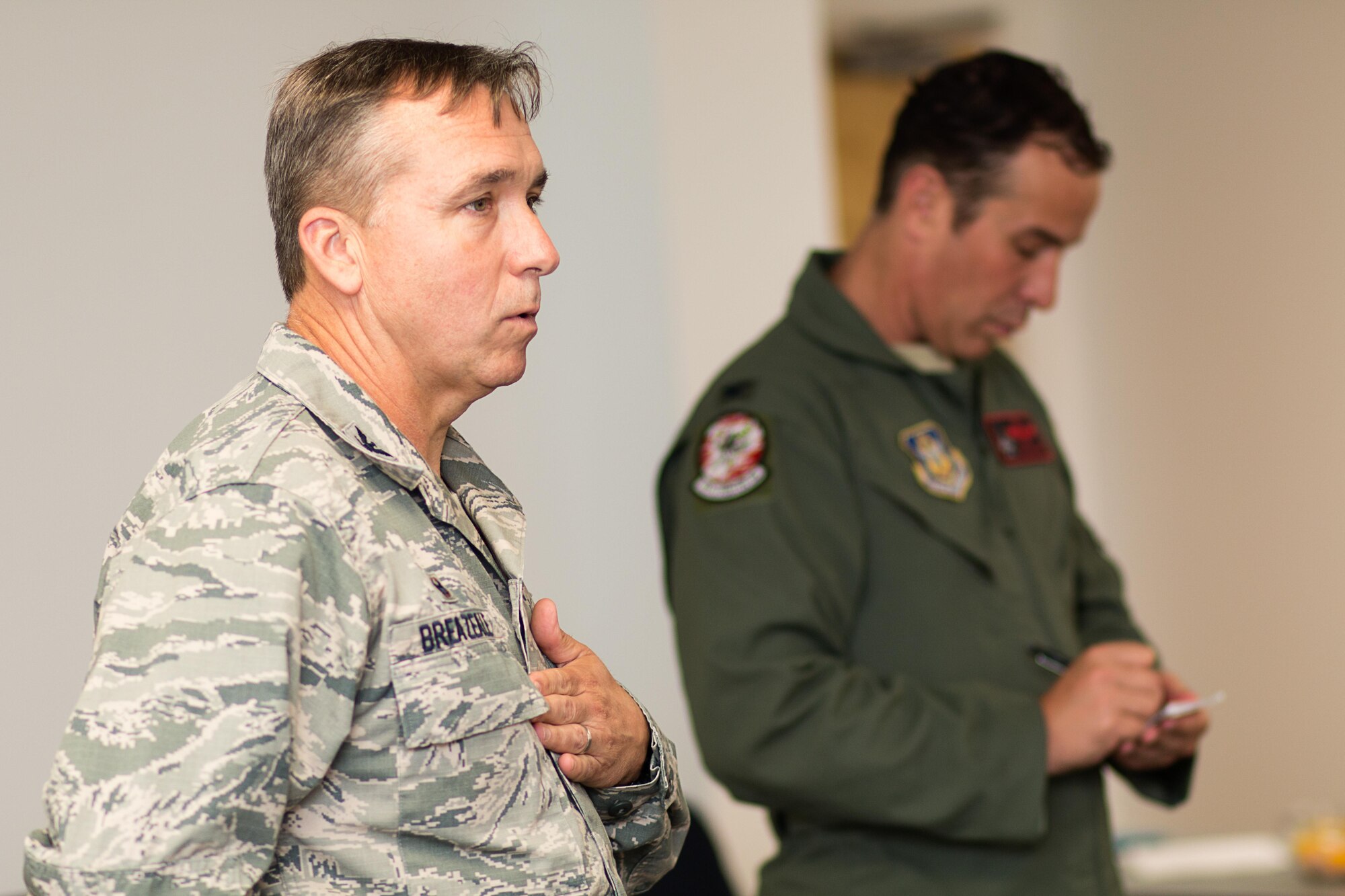 The senior leadership from the 301st Fighter Wing took time to participate in another successful Airman's Panel with airmen from across the wing here June 5. The panel addressed topics ranging from network issues to funding, along with future legislative matters that will affect airmen in upcoming fiscal years. (U.S. Air Force photo/Master Sgt. Joshua Woods)