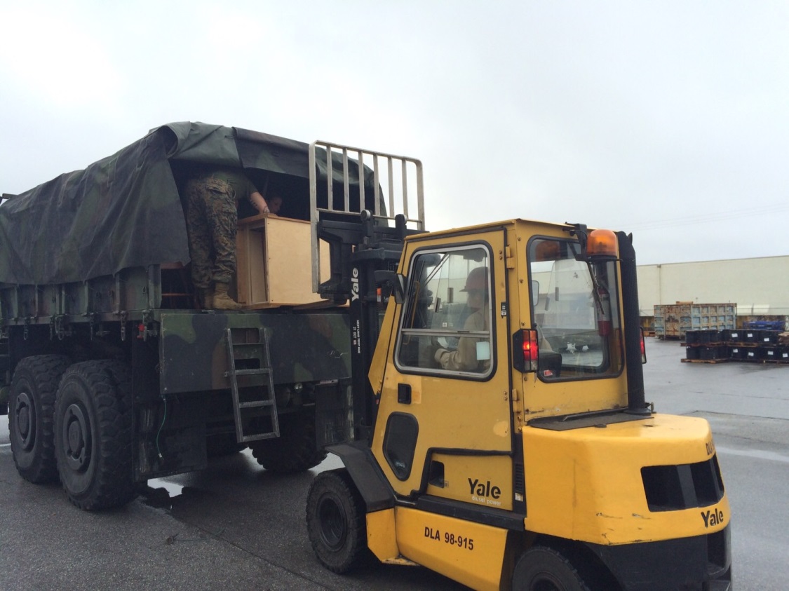 Old furniture gets new life as training aids for live fire