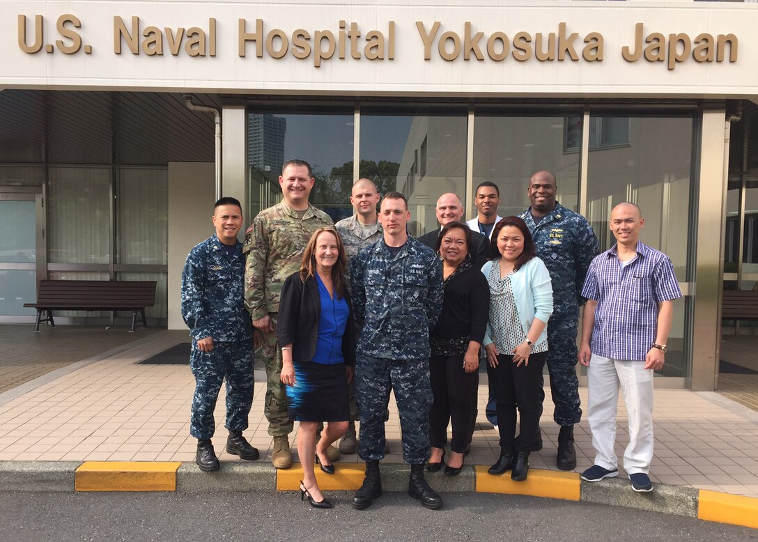 DLA Troop Support Medical employees meet with customers at U.S. Naval Hospital Yokosuka, Japan during a visit to Pacific Region customers in May. The visit was an opportunity to provide face-to-face customer service to military hospitals in the region.