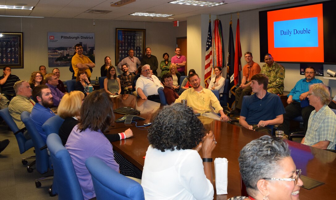 In celebration of Asian-Pacific Islander Heritage Month, members of the U.S. Corps of Engineers Pittsburgh District played a game of trivia, May 24. 