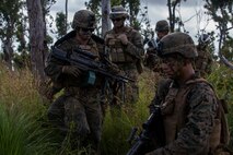 U.S. Marines with 1st Battalion, 1st Marine Regiment, conduct platoon live fire at Shoalwater Bay, Queensland, Australia, May 22, 2016. The platoon-level live fire and maneuver was part of Exercise Southern Jackaroo, a combined training opportunity during Marine Rotational Force – Darwin (MRF-D). MRF-D is a six-month deployment of Marines into Darwin, Australia, where they will conduct exercises and train with the Australian Defence Forces, strengthening the U.S.-Australia alliance.