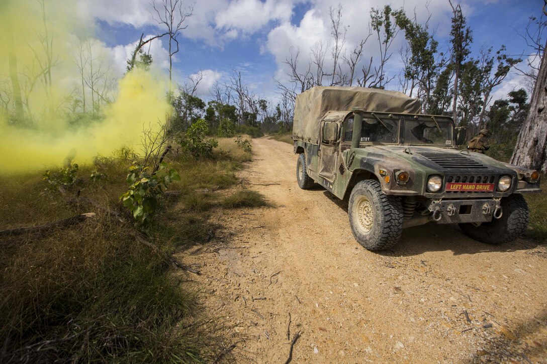 U.S. Marines with 1st Battalion, 1st Marine Regiment, conduct platoon live fire at Shoalwater Bay, Queensland, Australia, May 22, 2016. The platoon-level live fire and maneuver was part of Exercise Southern Jackaroo, a combined training opportunity during Marine Rotational Force – Darwin (MRF-D). MRF-D is a six-month deployment of Marines into Darwin, Australia, where they will conduct exercises and train with the Australian Defence Forces, strengthening the U.S.-Australia alliance.