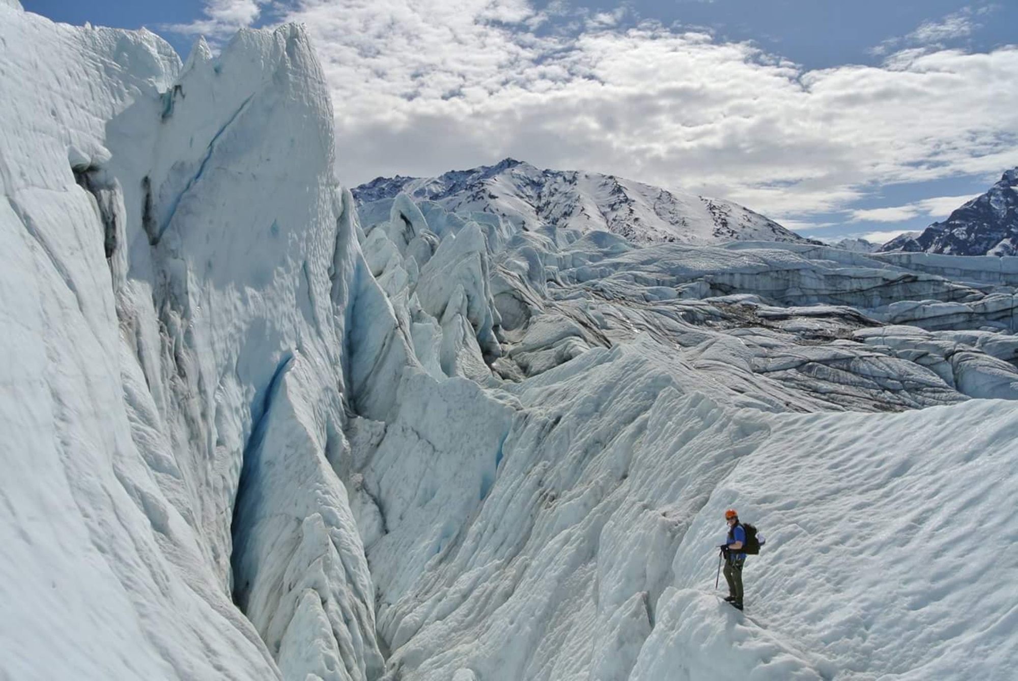 A glacier ice climb is one of the trips offered by the Outdoor Adventure Program as part of the Women in the Wilderness program. The program is beginner oriented and can help make women more comfortable in the wilderness. (Courtesy photo)