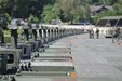 This bridge stretching the length of the Vistula River near Chelmno, Poland was created by connecting 34 U.K. and German Amphibioius Rigs together, which was then able to support 200 U.S. Army vehicles crossing, including Strykers. The multinational exercise set a new world record for building the longest Amphibious Rig vehicle bridge.  Anakonda 2016 is a Polish-led, joint multinational exercise taking place throughout Poland June 7-17. The exercise involves more than 25,000 participants from more than 20 nations. Anakonda 2016 is a premier training event for U.S. Army Europe and participating nations and demonstrates the United States and partner nations can effectively unite under a unified command while training on contemporary scenario. (U.S. Army photo by Staff Sgt. Debra Richardson (Released)