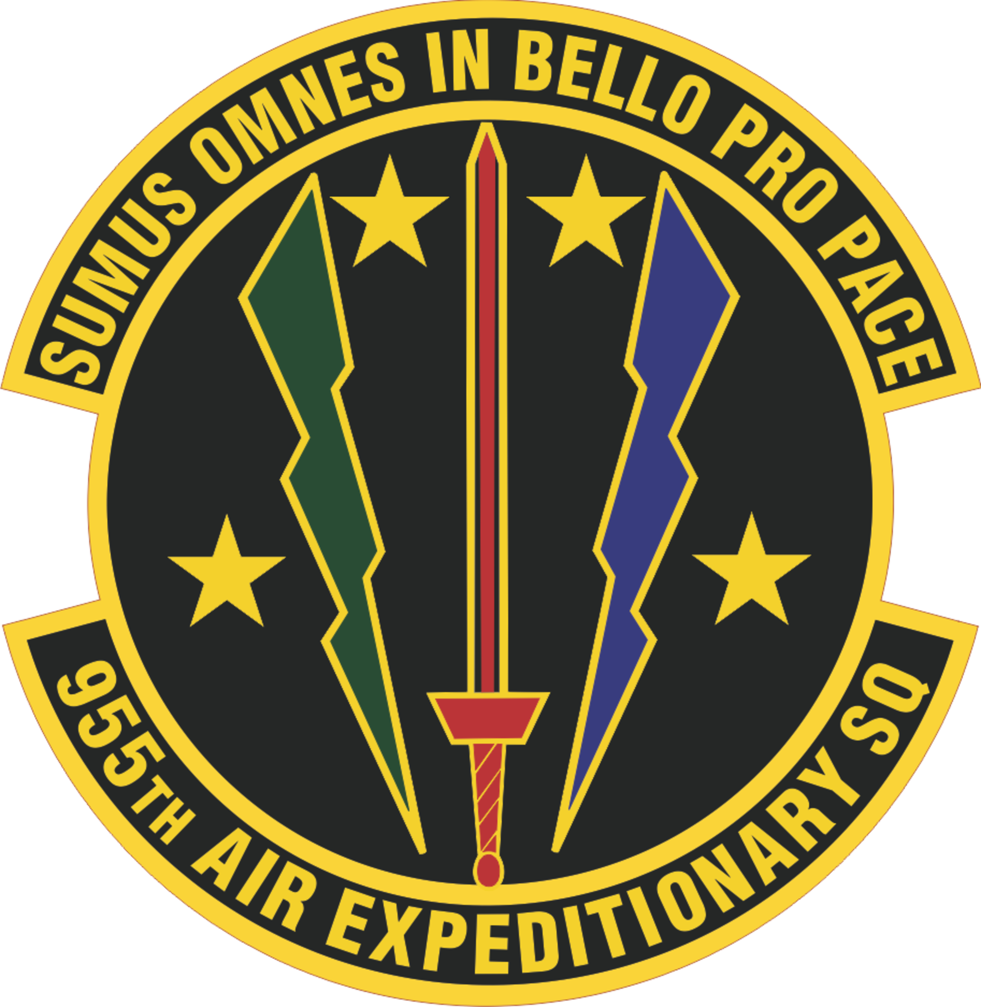 955th Air Expeditionary Squadron Color Emblem